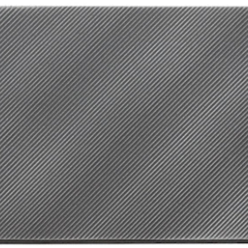 Refined Metals in Gunmetal - Linear Wave Gloss - 4x8 Metal Tile