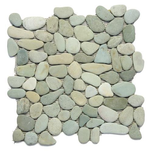 River Rock Pebbles In Turquoise