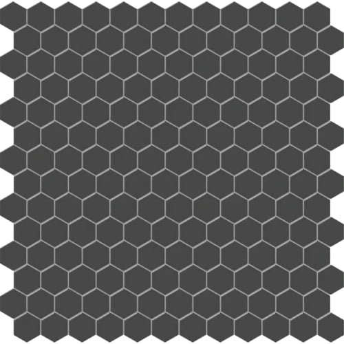 S-Series in Black 1" Hex Mesh Tile