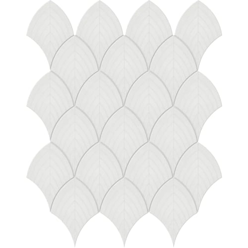 S-Series in Vintage Grey Scallop Tile