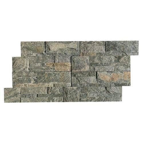 Stacked Stone In Beijing Green (Stacked Stone Natural Cleft Ungauged)