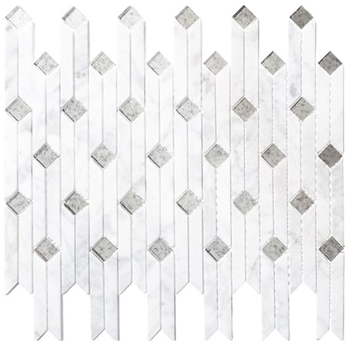 Starburst Collection in Xenia's Belt Glass Tile