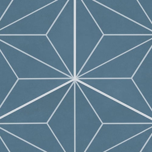 Scrapbook In Keepsake Blue Asanoha Hexagon