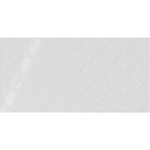 Showscape In Stylish White Arabesque 12X24