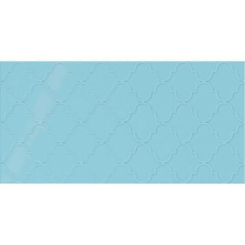 Showscape In Crisp Blue Arabesque 12X24