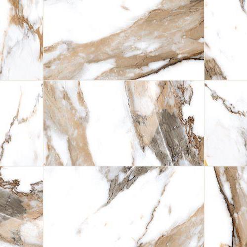 Signature - Iconic in Calacatta Gold Satin - 1.5x6 Herringbone Tile