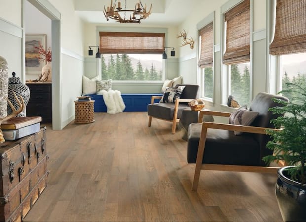 Barnwood Living White Oak Solid in Hampshire 4" | Bruce