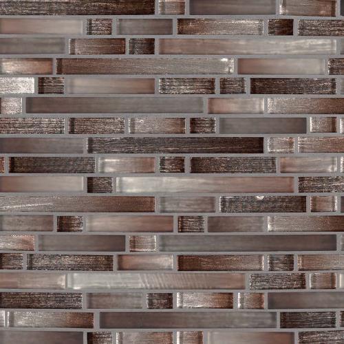 Akaya in Copper Interlocking Glass Tile