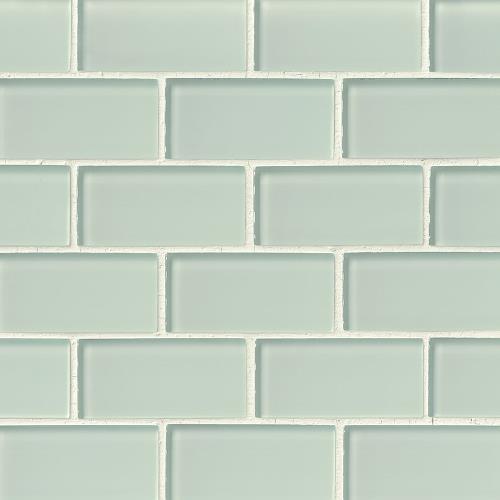 Artic Ice in Glass Subway Tile 2x4 Glass Tile