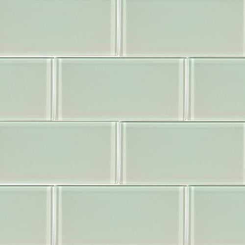 Artic Ice in Glass Subway Tile 3x6 Glass Tile