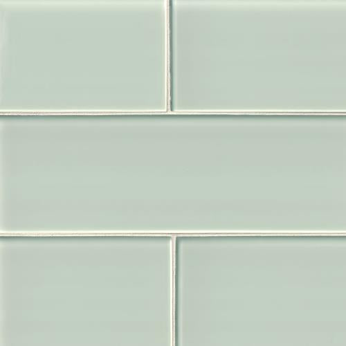 Artic Ice in Glass Subway Tile 4x12 Glass Tile