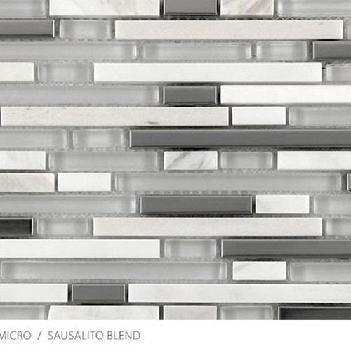 Stone, Glass & Metal Micro in Sausalito Blend Glass Tile