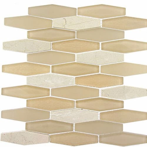 Astro Series in Agave Specks Glass Tile