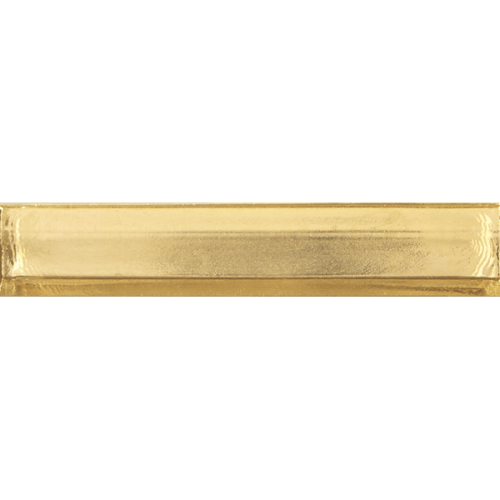 Sideview Glass In Gold 1"X6" Matte