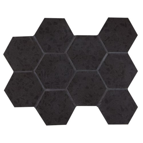 Terrazo In Black Hex
