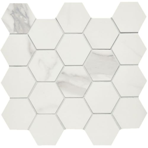 Themar in Statuario V Hex Tile