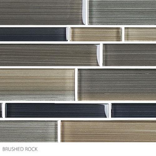 Translucent Fresco Glass in Brushed Rock Glass Tile