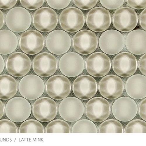 Translucent Penny Round In Latte