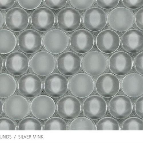 Translucent Penny Round In Silver