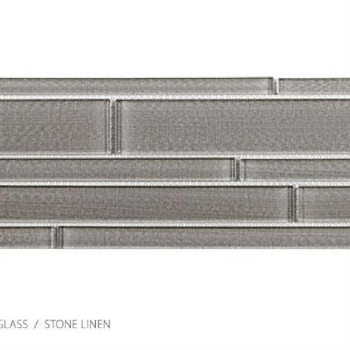Translucent Linen In Stone Linen - Random Strip