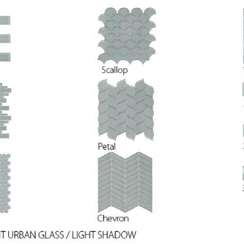 Translucent Urban Glass In Light Shadow - Scallop