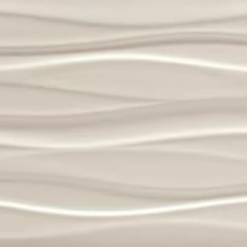 Visual Impressions in Beige Rectangle Wave Tile