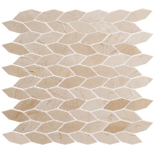 Colonial in Village Square 2 1/2x1 Long Hex Natural Stone