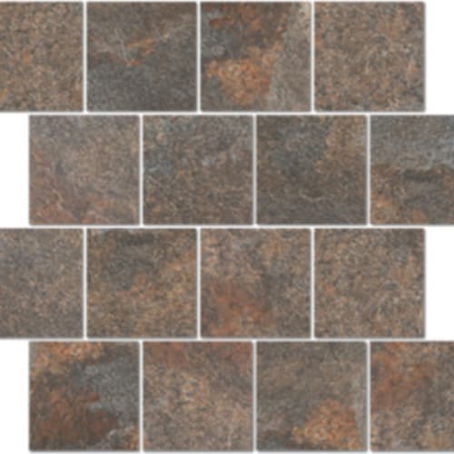 Alps in Multi - 3x3 Brick Mosaic Tile