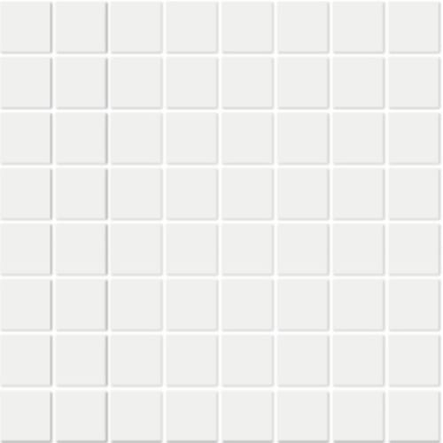 Aspen in True White - 1.5x1.5 Mosaic Tile