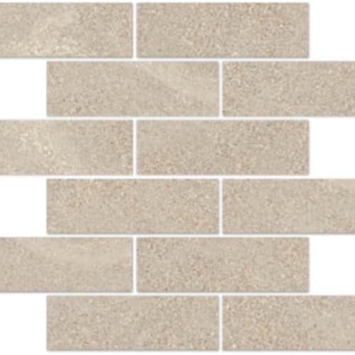 Boulder in Beige - 2x6 Brick Mosaic Tile