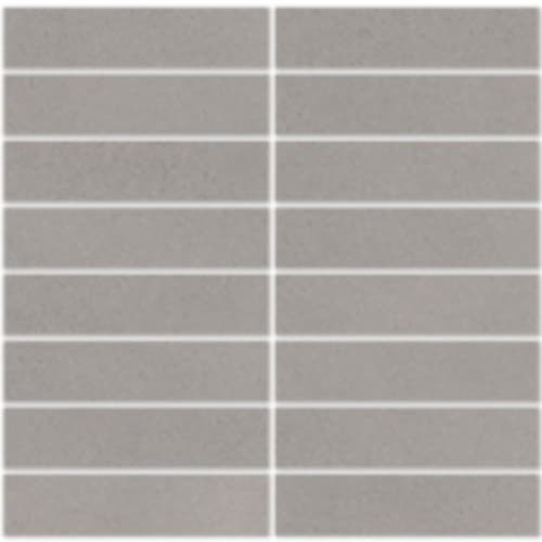 Color Blok In Mist Grey - 1.5X6 Stack Mosaic