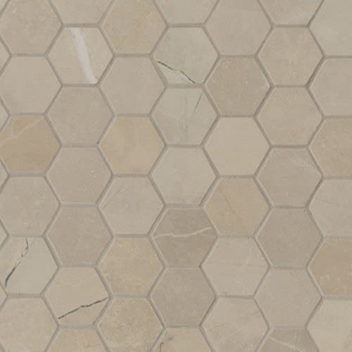 Sande In Cream 2X2 Hex