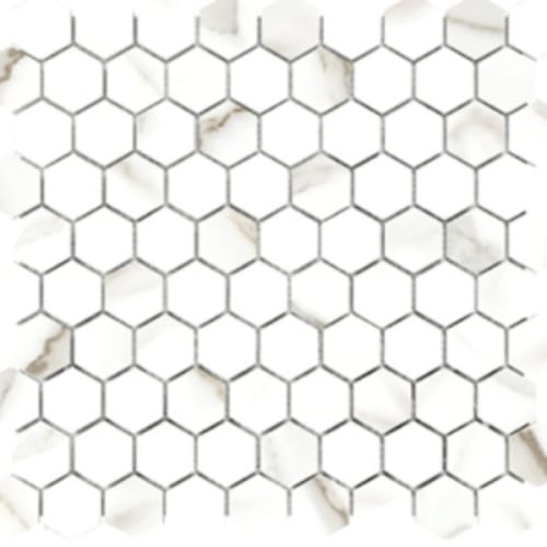 Di Pietra In Calacatta - 1.25X1.25 Hexagon Mosaic