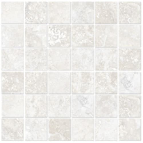 Earth Stone In Bianco - 2X2 Mosaic