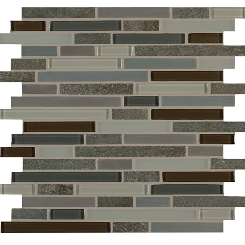 Ebb and Flow in Dusk And Dawn Linear Mix Glass Tile