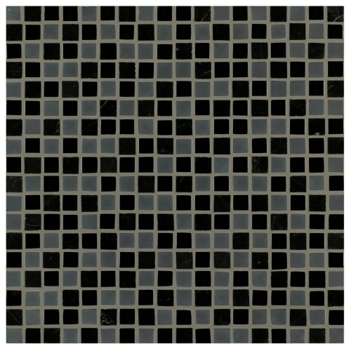 Ebb and Flow in Cinders And Smoke .5"x.5" Glass Tile