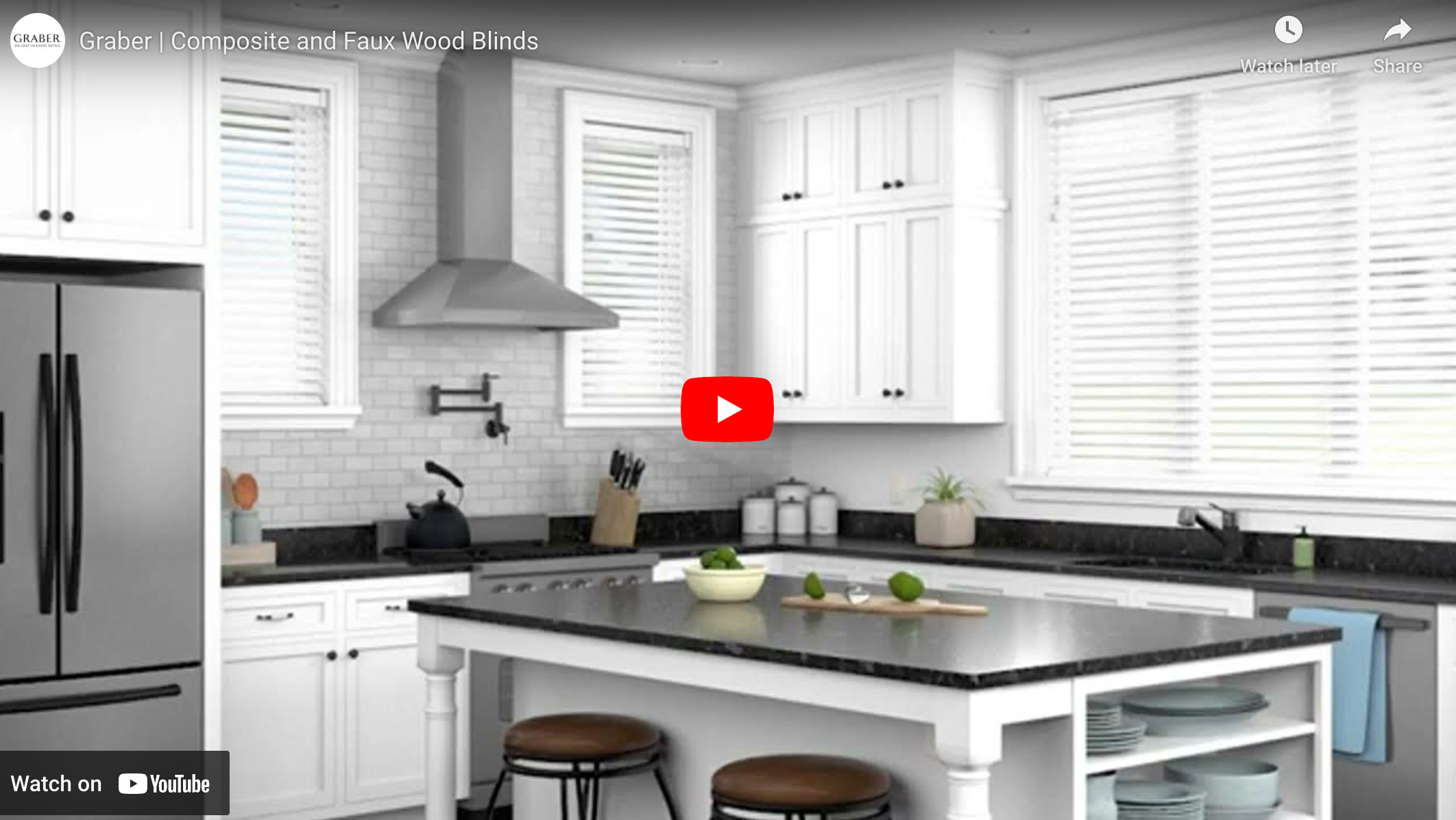 Load video: Learn about Graber faux wood blinds in Kennewick, WA with Murley&#39;s Floor Covering