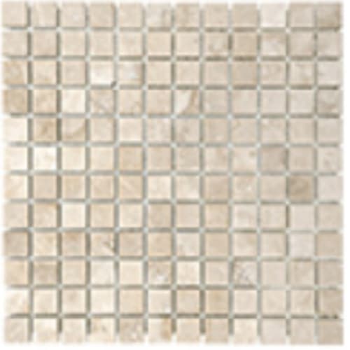 Filled & Honed Travertine In Ivory - 1X1 Mosaic