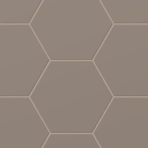Force in Taupe - 6x7 Hexagon Tile