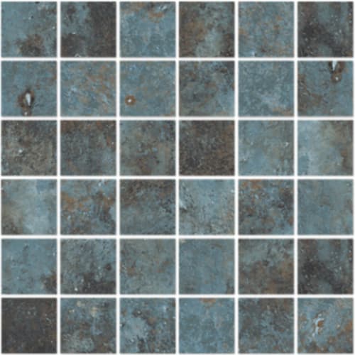 Foundry in Blue - 3x3 Mosaic Tile