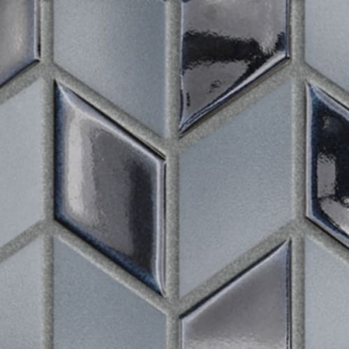 Garda in Denim - Chevron Mosaic Tile