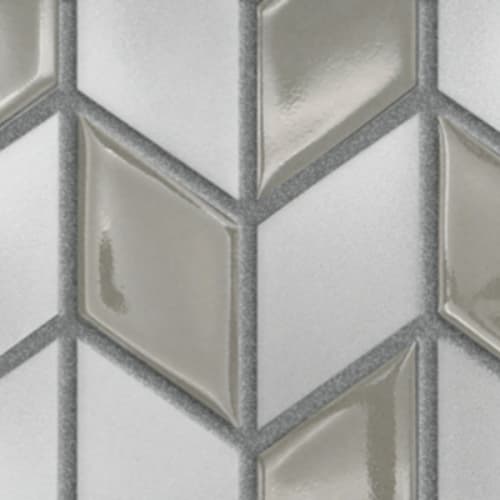 Garda In Grey - Chevron Mosaic