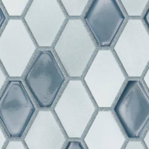 Garda in Sky - Elongated Hexagon Mosaic Tile