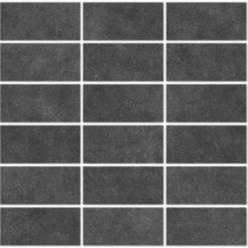 Impact in Midnight - 2x4 Stack Mosaic Tile