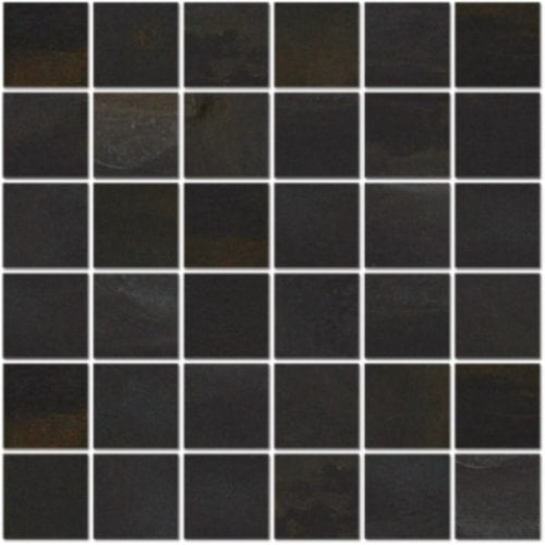 Iron Ridge in Nero - 2x2 Mosaic Tile
