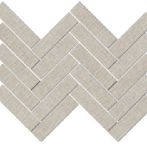 Linencloth 2.0 in Beige Weave - 1.5x6 Herringbone Mosaic Tile