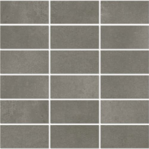 Massive in Charcoal - 2x4 Stack Mosaic Tile