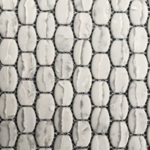 Micro Crystal Stone II in Taupe - Barrell Mosaic Tile