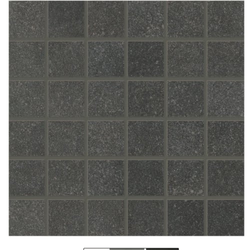 Main Street In Boutique Black Mosaic 2"X2"