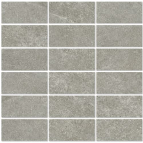 Oxford in Storm Grey - 2x4 Stack Mosaic Tile